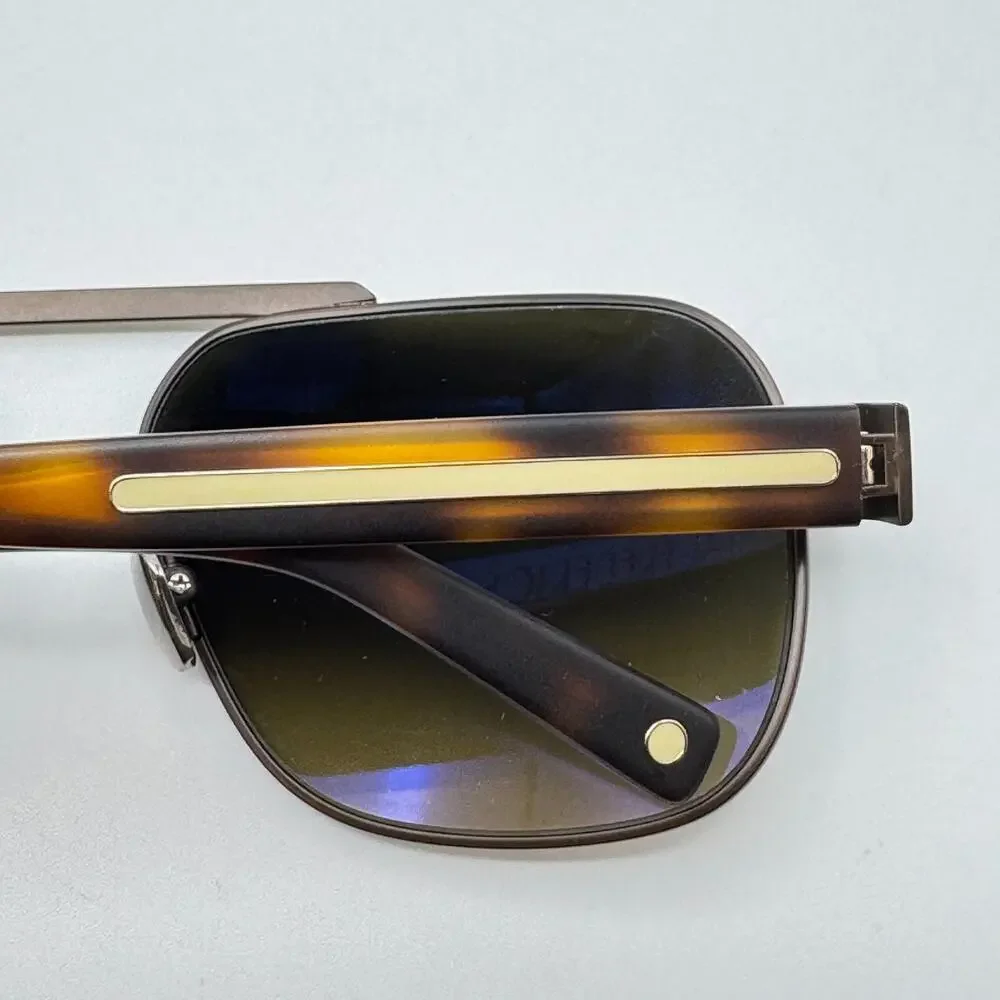 Robert Marc Sunglasses Bon 674 Brown Aviator Frame Gradient Lens 60-16-140mm
